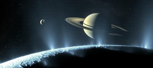 Saturn Moons Concept Art