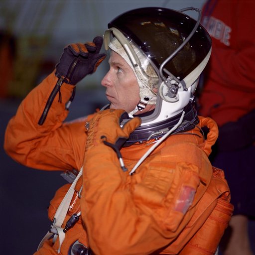 STS-104 Preflight Emergency Egress Bailout Training at the NBL