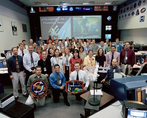 ISS 7A.1 Flight Control Team Photo in BFCR