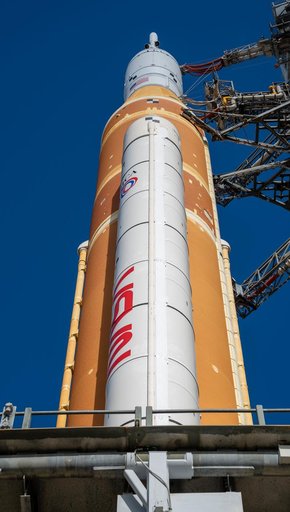 NASA's Artemis II SLS Rocket and Orion Spacecraft Rollout to Launch Pad 39B