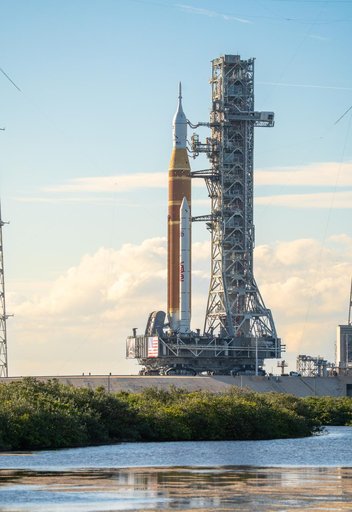 NASA's SLS Rocket and Orion Spacecraft Rollout to Launch Pad 39B