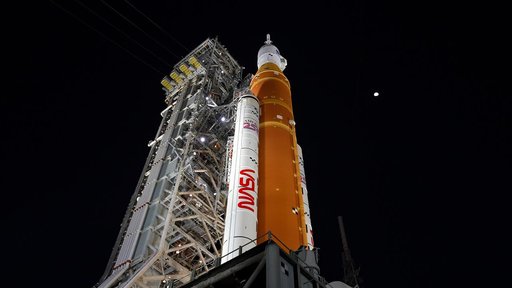 Artemis II at Launch Pad 39B