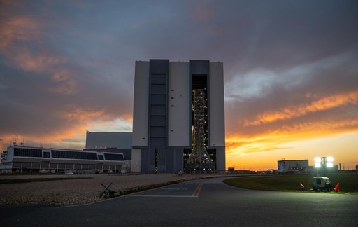 NASA's SLS Rocket and Orion Spacecraft Rollout to Launch Pad 39B