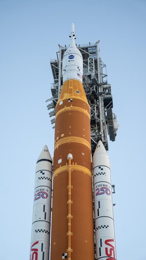 NASA's SLS Rocket and Orion Spacecraft Rollout to Launch Pad 39B