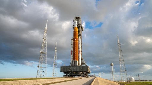 NASA's SLS Rocket and Orion Spacecraft Rollout to Launch Pad 39B