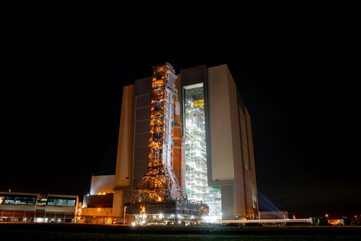 NASA's SLS Rocket and Orion Spacecraft Rollout to Launch Pad 39B