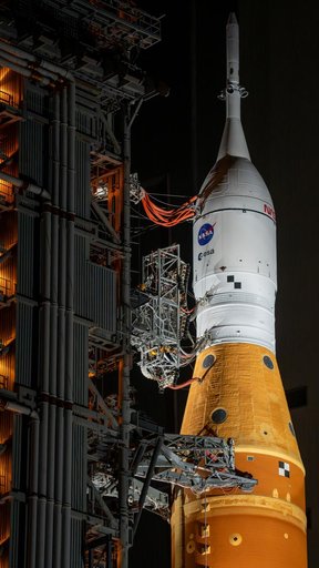 NASA's SLS Rocket and Orion Spacecraft Rollout to Launch Pad 39B