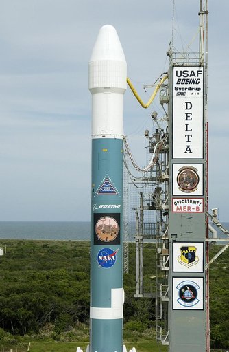 Delta II Heavy MER-B Prelaunch