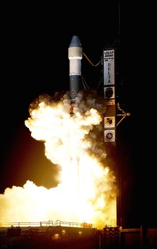 KENNEDY SPACE CENTER, FLA. - NASA launches its second Mars Exploration Rover, Opportunity, aboard a Delta II launch vehicle.  The bright glare briefly illuminated Florida Space Coast beaches.  Opportunity’s dash to Mars began with liftoff at 11:18:15 p.m. Eastern Daylight Time from Cape Canaveral Ai
