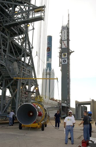 Delta II - SIRTF Lift and Mate