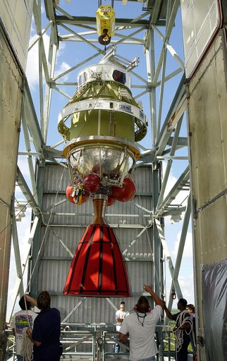 Delta II - SIRTF Lift and Mate
