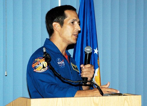KENNEDY SPACE CENTER, FLA. -   At a luncheon celebrating Native American Heritage Month held at the Patrick Air Force Base NCO Club, astronaut John Herrington speaks to invited guests.  Herrington is a tribally enrolled Chickasaw and the world’s first Native American astronaut, who last flew on miss