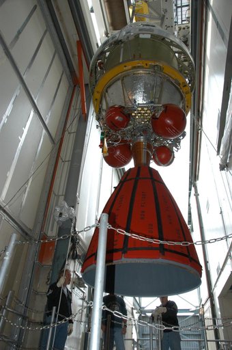 Delta II Second stage lift and mate