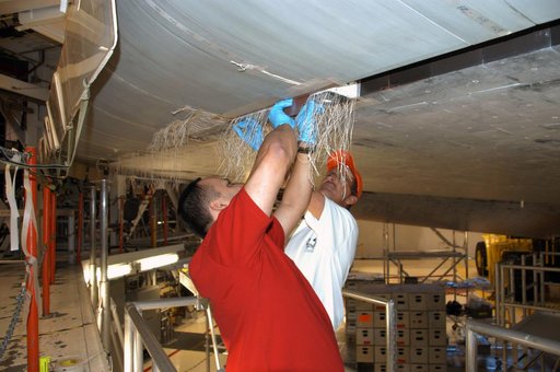 Installing a Carrier Panel on Endeavor in OPF 2
