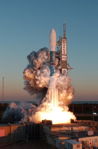 Delta II Launch with the THEMIS satellite payload from pad 17B C