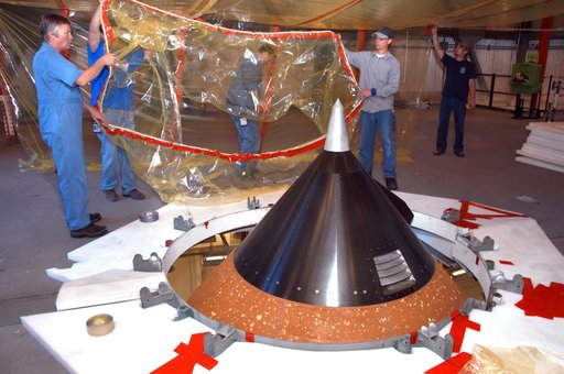 Repairing the damage to Atlantis' External Tank