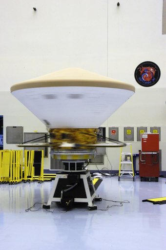 Phoenix Mars Lander Spacecraft Heat Shield Installation