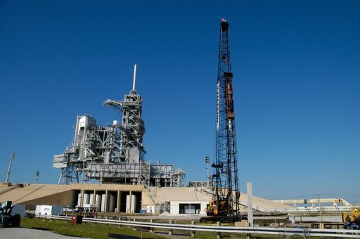 Constructing lightning towers for the Constellation Program and