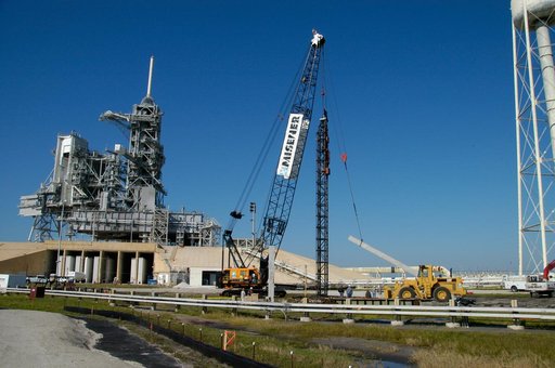 Constructing lightning towers for the Constellation Program and
