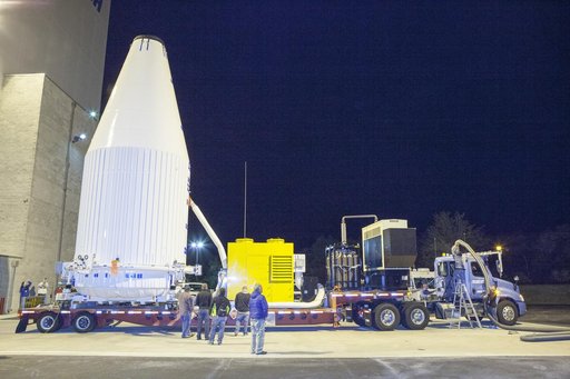 TDRS-L Spacecraft Transported from Astrotech to SLC