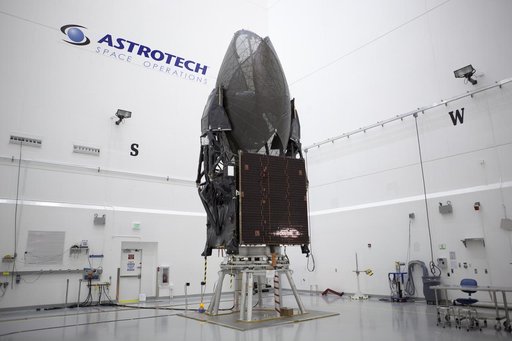 Shots of TDRS-L Spacecraft Prior to Media Day