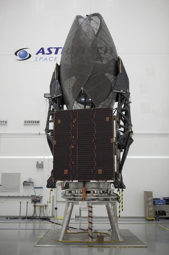 Shots of TDRS-L Spacecraft Prior to Media Day