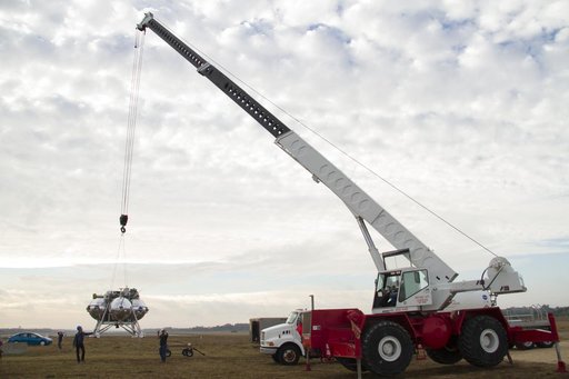 Morpheus Trailered to the SLF