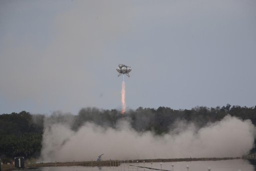 Morpheus Campaign 1A Liftoff