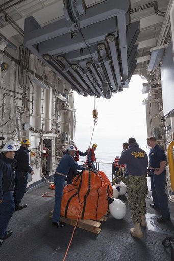 Orion Underway Recovery Test for EFT-1