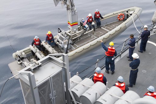 Orion Underway Recovery Test for EFT-1