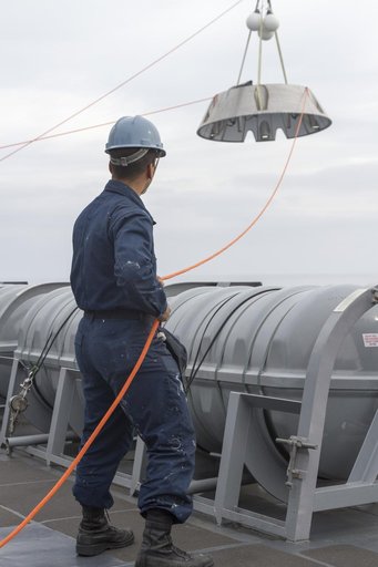 Orion Underway Recovery Test for EFT-1