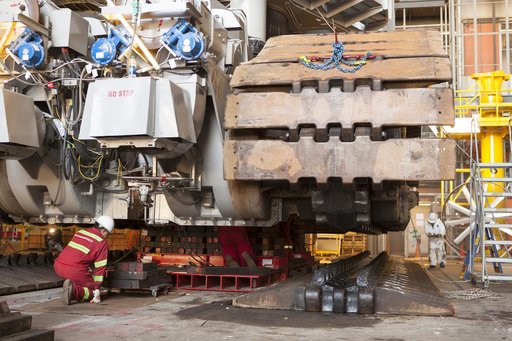 Crawler Bearing Replacement