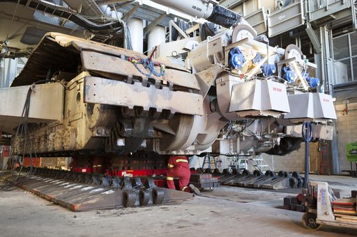 Crawler Bearing Replacement