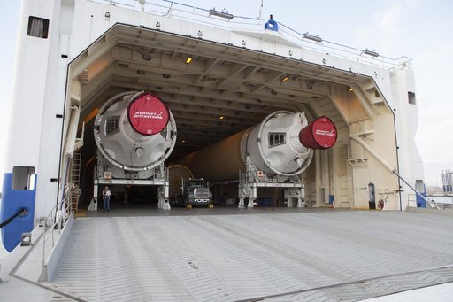 Orion Core Stage & Booster Offload, Move to HIF