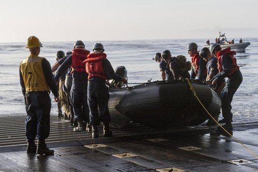 Orion Underway Recovery Test for EFT-1
