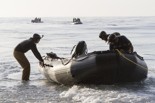 Orion Underway Recovery Test for EFT-1
