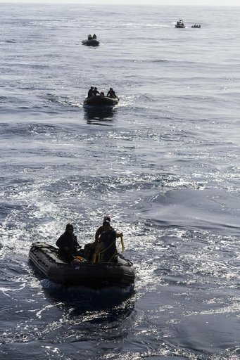 Orion Underway Recovery Test for EFT-1