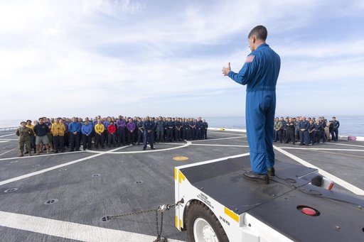 Orion Underway Recovery Test for EFT-1