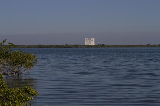 Manatees near the NASA Causeway Bridge