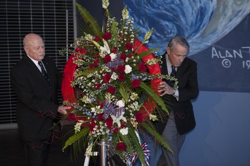 Wreath for Bill Pogue Memorial