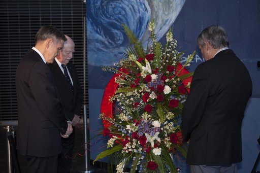 Wreath for Bill Pogue Memorial