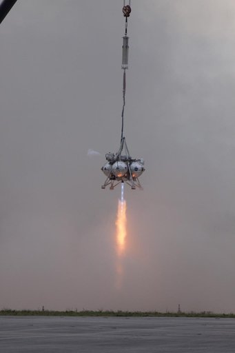 Morpheus Campaign 2A Tether Test