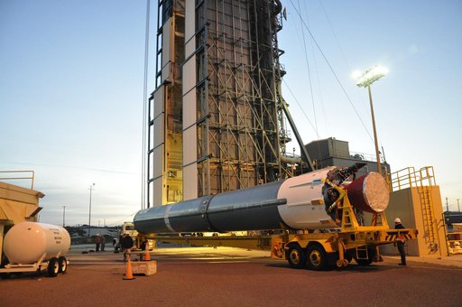 OCO-2 Booster on Stand