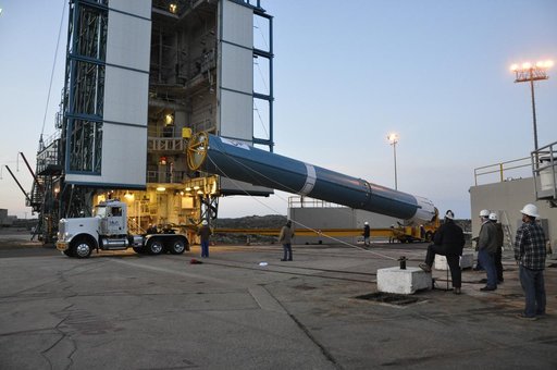 OCO-2 Booster on Stand