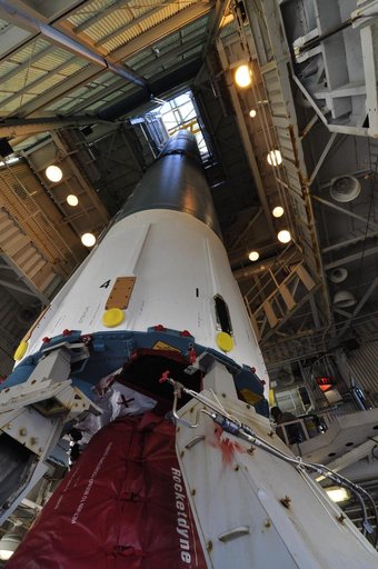 OCO-2 Booster on Stand