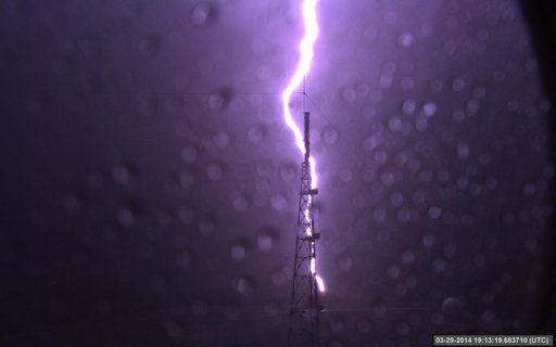 Lightning Strikes at Pad 39B