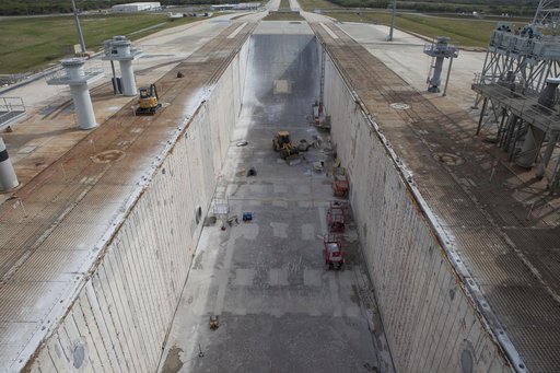 Pad 39B Flame Trench Upgrades and modifications