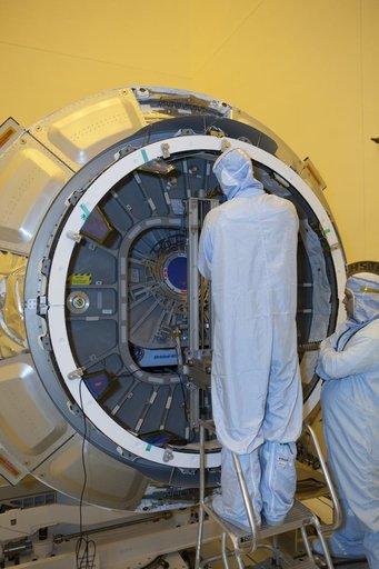 Cygnus Orbital ATK OA-6 Final Hatch Closure