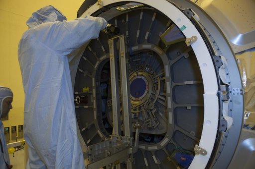 Cygnus Orbital ATK OA-6 Final Hatch Closure