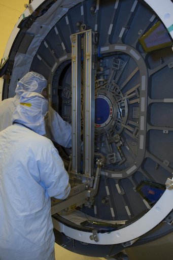 Cygnus Orbital ATK OA-6 Final Hatch Closure